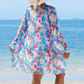 🏖️2025 Hot Sale🌼Women's Fashion Multicolor Printed Bikini Swimsuit 3 Piece Set