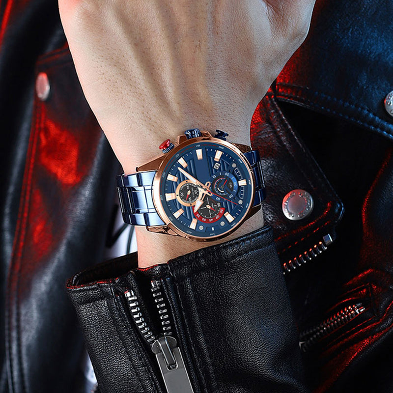 🔥2025 Hot Sale - Gifts for Him⌚Men's Quartz Steel Band Watch（50% OFF）