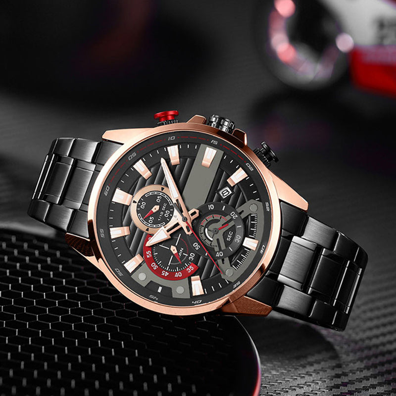 🔥2025 Hot Sale - Gifts for Him⌚Men's Quartz Steel Band Watch（50% OFF）