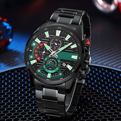 🔥2025 Hot Sale - Gifts for Him⌚Men's Quartz Steel Band Watch（50% OFF）