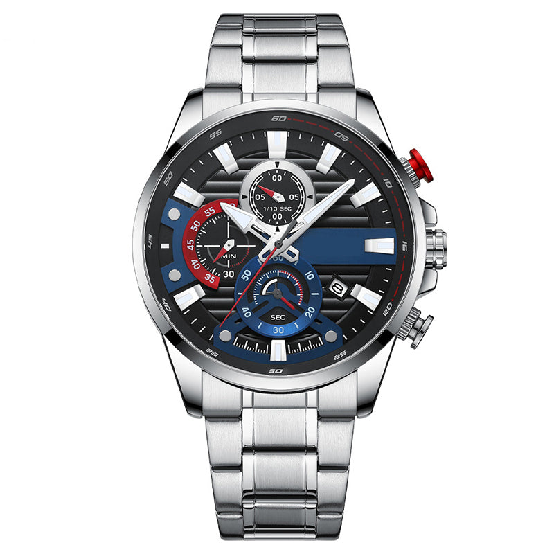 🔥2025 Hot Sale - Gifts for Him⌚Men's Quartz Steel Band Watch（50% OFF）