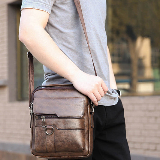 💼 50% OFF NOW! ✨ Men's Business Casual Large Capacity Bag - Durable Nylon with Laptop Compartment & Organized Pockets for Work & Travel 🚀👜