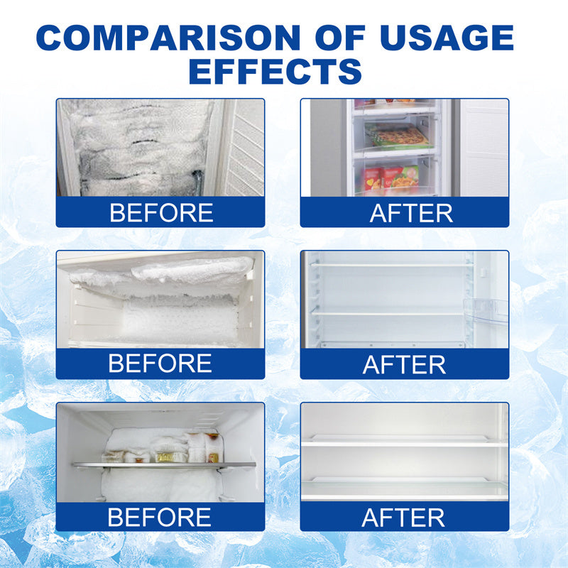 🧊 BUY 2 GET 1 FREE! ✨ Fridge De-Icer Spray - Melts Ice Fast & Prevents Frost, Safe for All Appliances ❄️📦