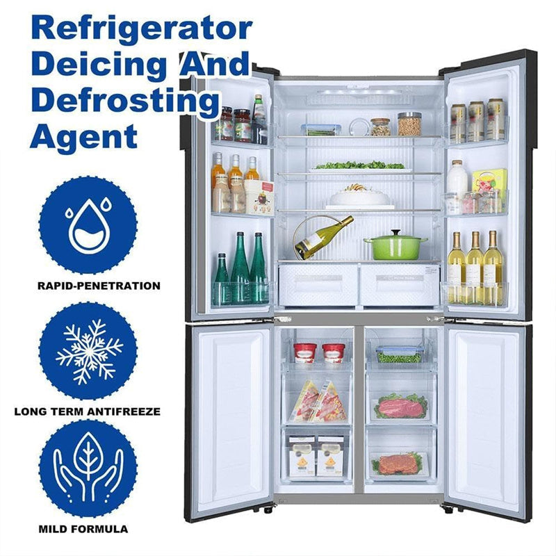 🧊 BUY 2 GET 1 FREE! ✨ Fridge De-Icer Spray - Melts Ice Fast & Prevents Frost, Safe for All Appliances ❄️📦