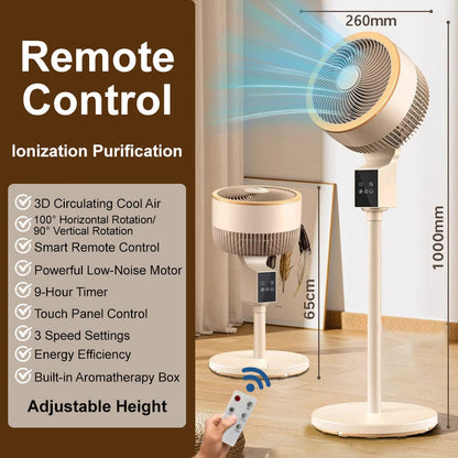 🎁Multi-function Remote Control Smart Fan