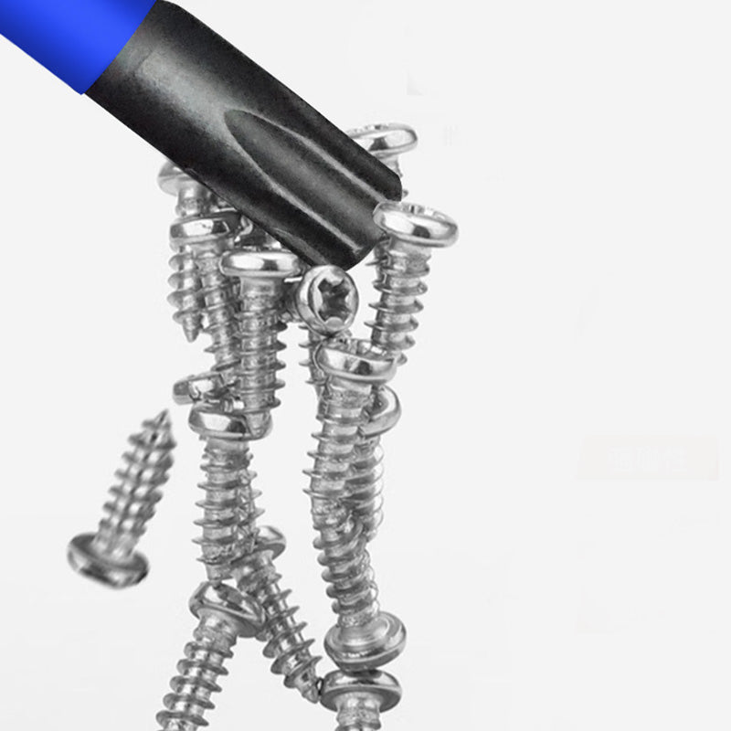 🧲Magnetic screwdriver set with Phillips and Torx - 15 pieces | Robust bits + quick change system ⚡