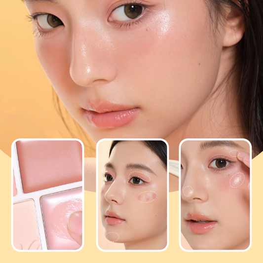 🎁2025 Hot Sale--49% Discount🎁2-In-1 Blush Highlight Palette