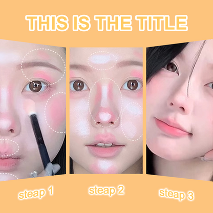 🎁2025 Hot Sale--49% Discount🎁2-In-1 Blush Highlight Palette