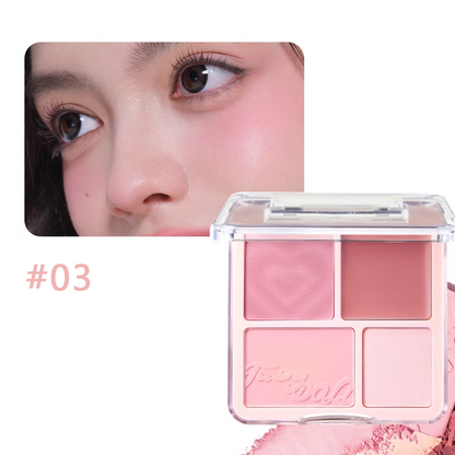 🎁2025 Hot Sale--49% Discount🎁2-In-1 Blush Highlight Palette