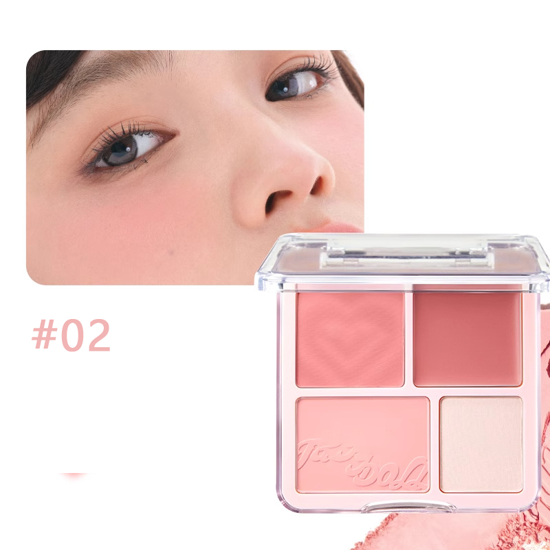 🎁2025 Hot Sale--49% Discount🎁2-In-1 Blush Highlight Palette