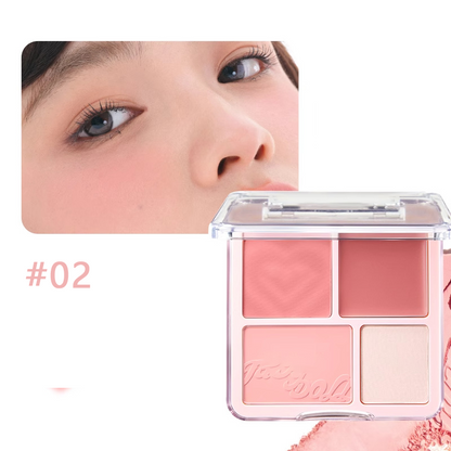 🎁2025 Hot Sale--49% Discount🎁2-In-1 Blush Highlight Palette