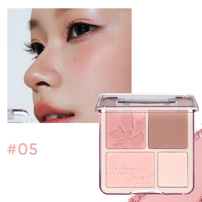 🎁2025 Hot Sale--49% Discount🎁2-In-1 Blush Highlight Palette