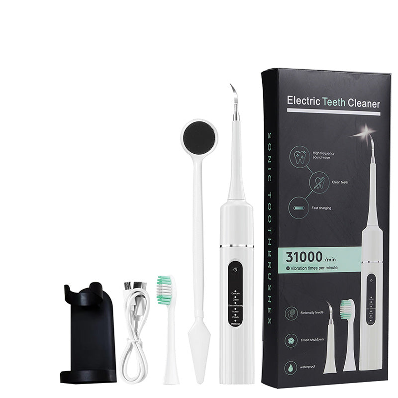 ⏳ 💥Hot Sale For 50% 0FF💥🦷✨Smile Brighter - Pro Ultrasonic Teeth Cleaner with Multi-Speed Control
