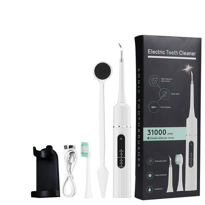 ⏳ 💥Hot Sale For 50% 0FF💥🦷✨Smile Brighter - Pro Ultrasonic Teeth Cleaner with Multi-Speed Control