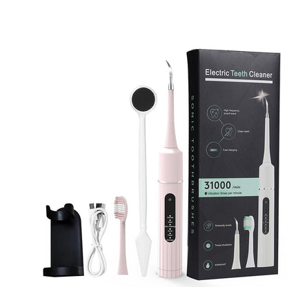 ⏳ 💥Hot Sale For 50% 0FF💥🦷✨Smile Brighter - Pro Ultrasonic Teeth Cleaner with Multi-Speed Control