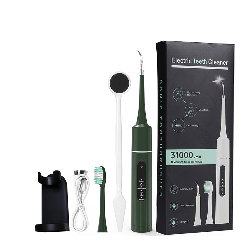 ⏳ 💥Hot Sale For 50% 0FF💥🦷✨Smile Brighter - Pro Ultrasonic Teeth Cleaner with Multi-Speed Control