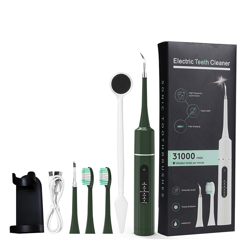 ⏳ 💥Hot Sale For 50% 0FF💥🦷✨Smile Brighter - Pro Ultrasonic Teeth Cleaner with Multi-Speed Control