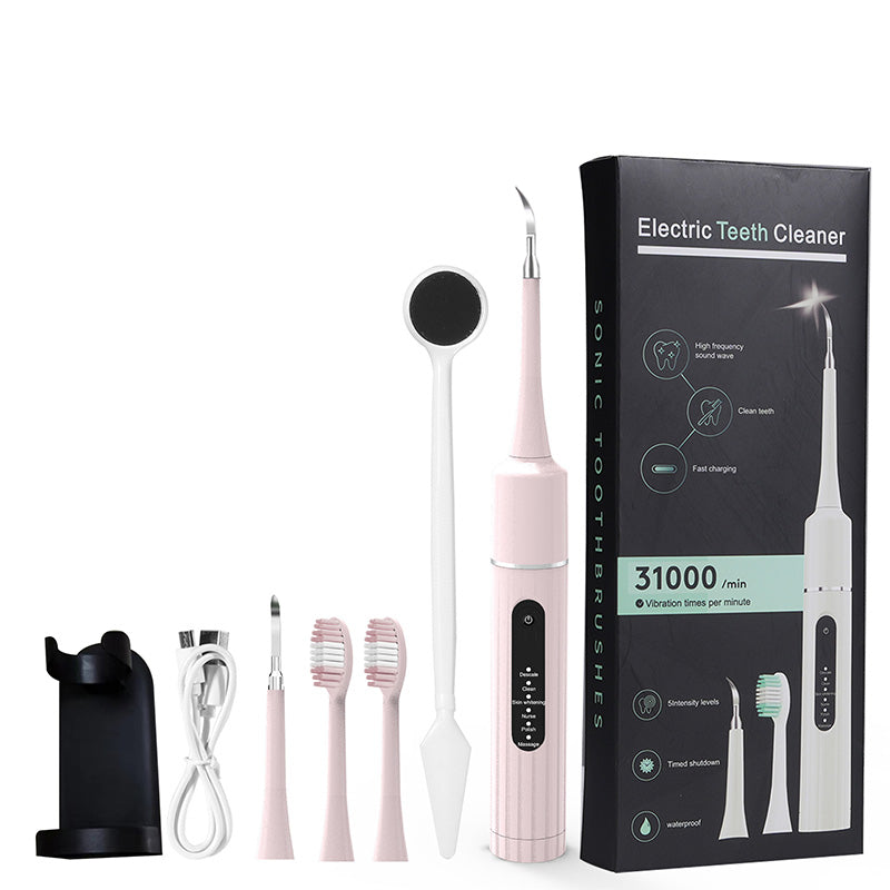 ⏳ 💥Hot Sale For 50% 0FF💥🦷✨Smile Brighter - Pro Ultrasonic Teeth Cleaner with Multi-Speed Control