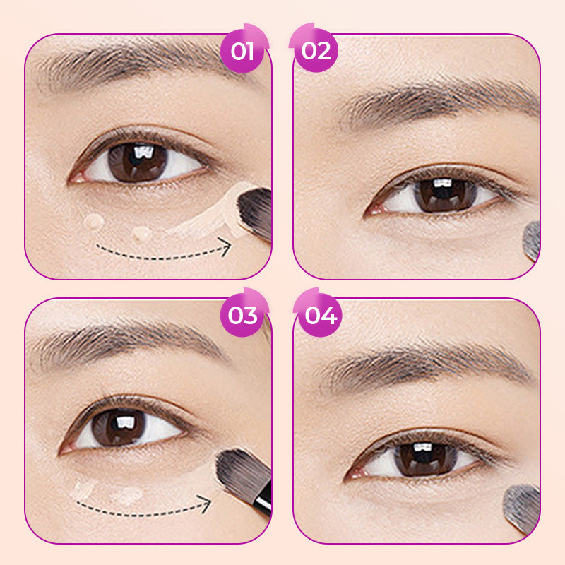🔥 Flawless Under Eye Concealer｜Brighten Dark Circles, Crease - Free Finish