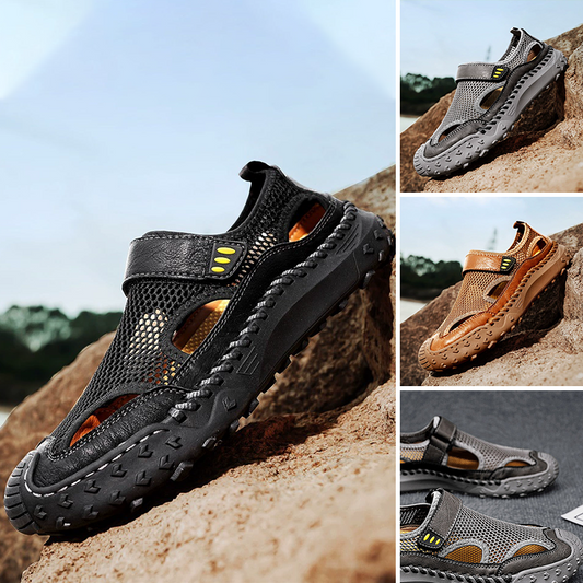 🔥2025 Hot Sale🔥Comfortable Closed Mesh Sandals for Men