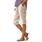 ⏳LAST DAY SALE ONLY ￡11.99!!🔥Women's Casual Loose Cotton Linen Breathable Capri Pants