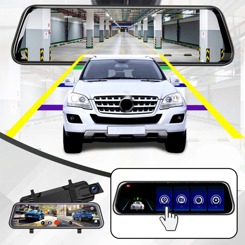 🔥2025 Hot Sale--50% Discount🔥Touchscreen Dash Cam with Rearview Camera