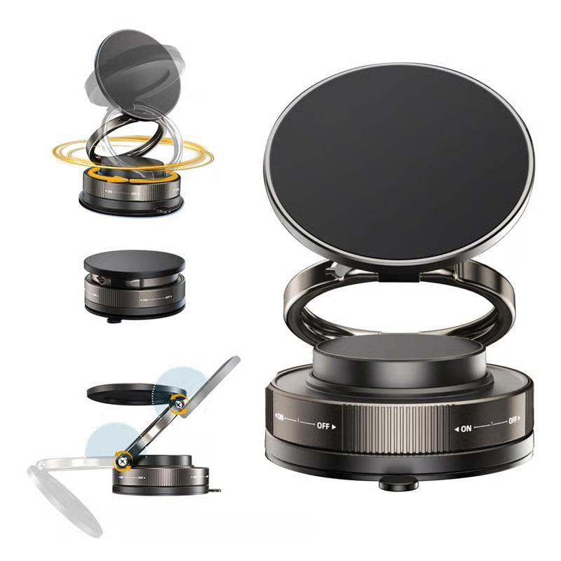 ⏳Limited-time off⏰360° Adjustable Vacuum Magnetic Phone Holder📱🚗