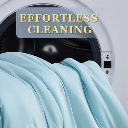 ⏰Last Day Sale 50% OFF🥰 ✨Summer Simple Ice Silk Quilt❄️ Ultra Cool Anti-Sweat Thin Quilt, Machine Washable Bedding