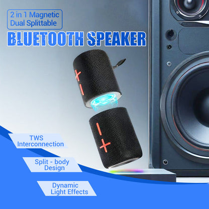 📢Limited time 50% discount📢2 in 1 Magnetic Dual Splittable Bluetooth Speaker💥