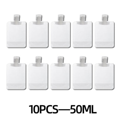 🌷Portable Travel Fluid Makeup Packing Bag(10 Pcs）