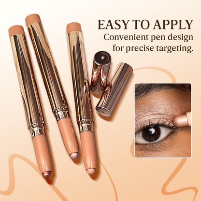 🔥2025 Hot Sale🔥2-in-1 Eyeshadow & Under-Eye Brightener Pen