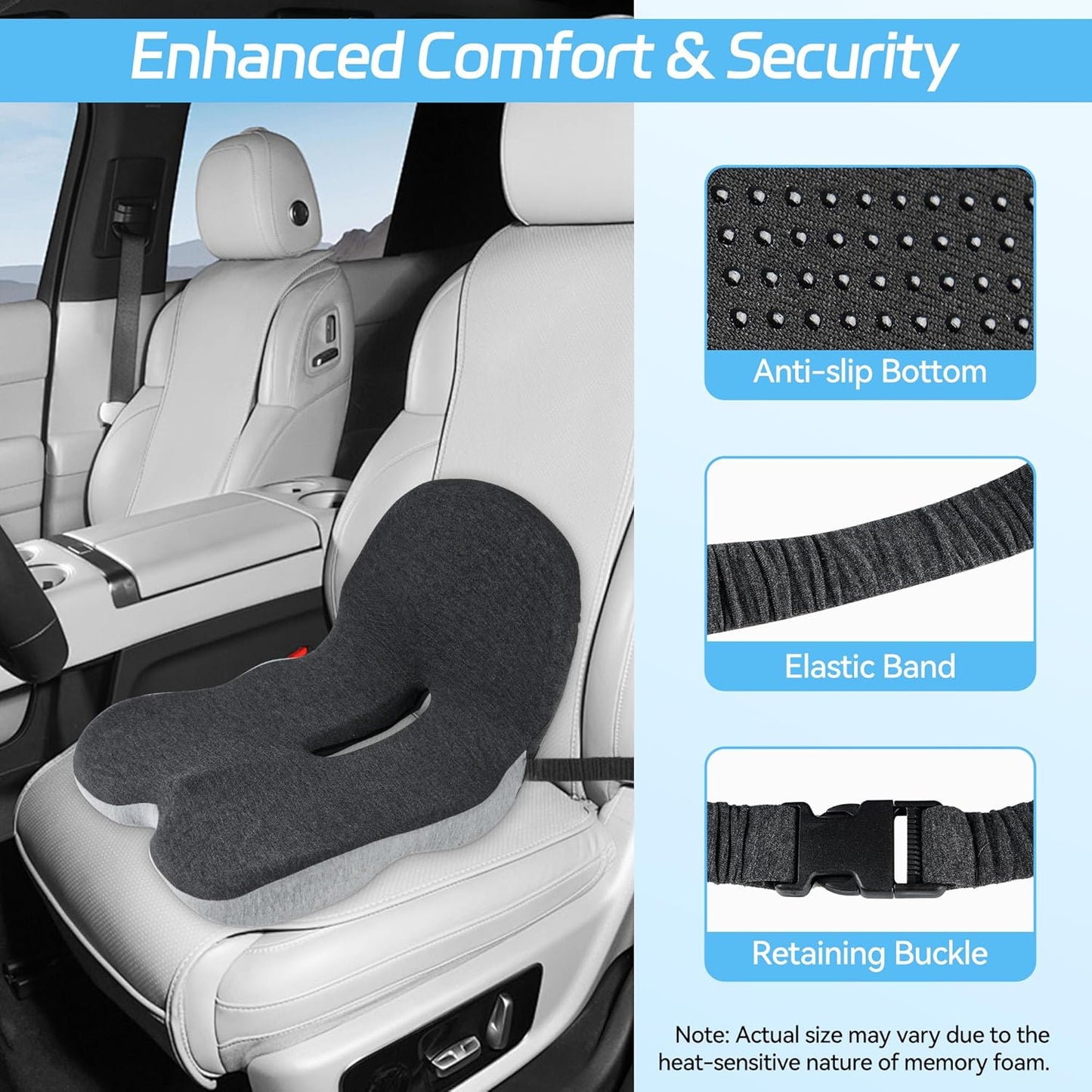 🎁Limited Sale 50% OFF🎁Non-Slip Memory Foam Seat