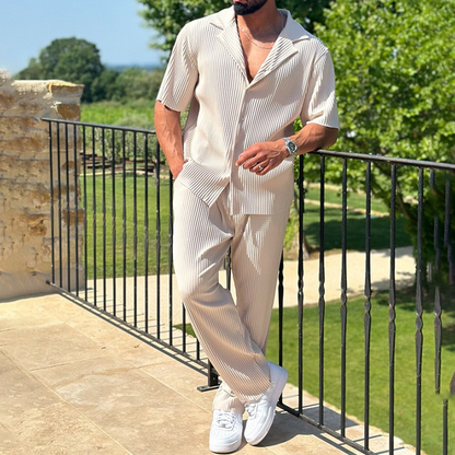 ⏳2025 Hot Sale 50% OFF🔥Fashion Casual Two-Piece Sports Set for Men【Loose fit, suitable for all occasions】