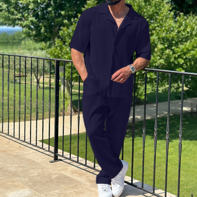 ⏳2025 Hot Sale 50% OFF🔥Fashion Casual Two-Piece Sports Set for Men【Loose fit, suitable for all occasions】