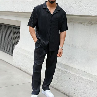 ⏳2025 Hot Sale 50% OFF🔥Fashion Casual Two-Piece Sports Set for Men【Loose fit, suitable for all occasions】