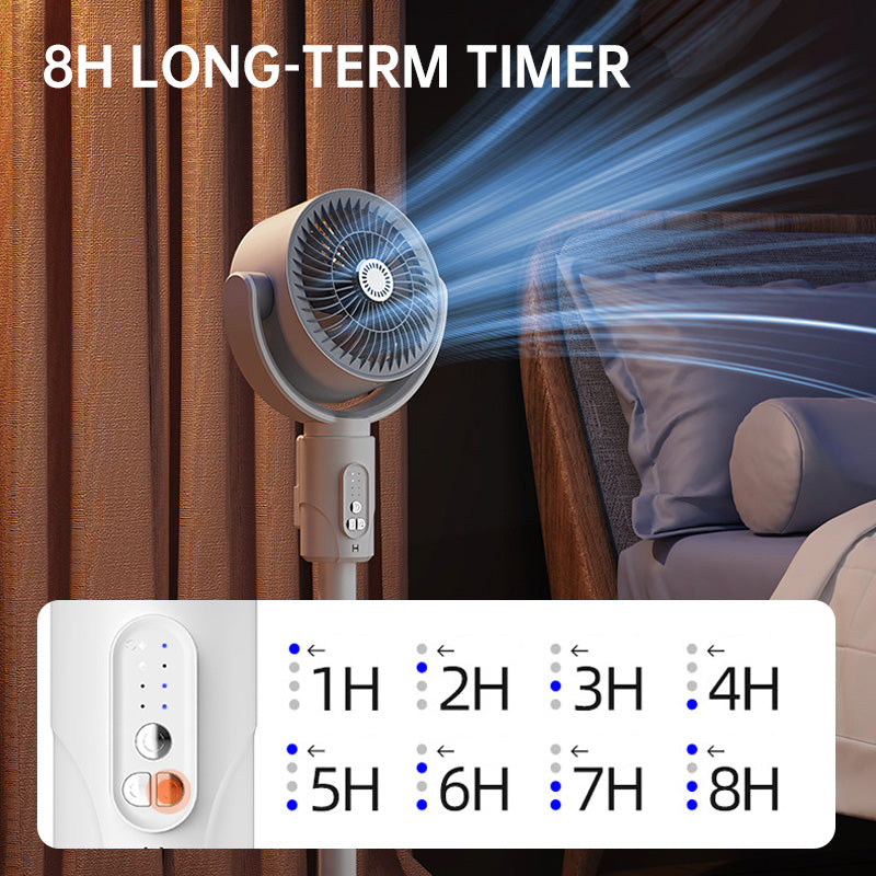 ❄️SUMMER HOT SALE🌀 50% OFF! USB Quiet Floor Fan – 5 speeds, 90° oscillation, under 36dB. Perfect for bedroom or office. 🌬️✅