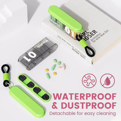 🎁 Hot Sale 49% OFF 🔥Outdoor 4 Compartment Portable Sealed Pill Organiser