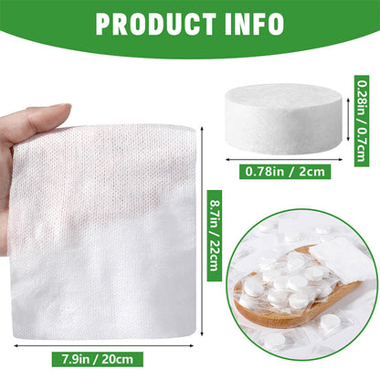 🏆Flash Sale⚡50K+ SOLD!💥EACH ONLY $0.12!!!✨Compressed Towel Tablets - 142% high-quality pure cotton