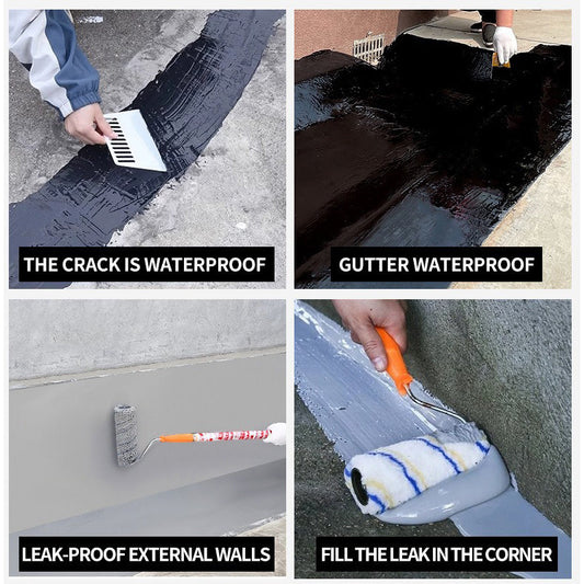 🥳2026 HOT SALE🥳💞50K+ SOLD!🏠💧 50% OFF! Anti‑Leakage Roof Sealant – Seals cracks instantly, flexible & weatherproof. Safe & odorless. 1kg. 🛡️✨