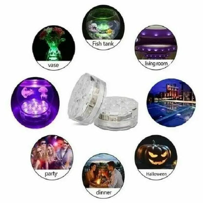 ⏳🔥LIMITED-TIME 50% OFF! 🌈 Underwater LED Lights – Wireless Remote & Stunning Color Effects ✨