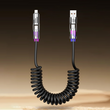 Compact 4-in-1 Retractable Car Charging Cable