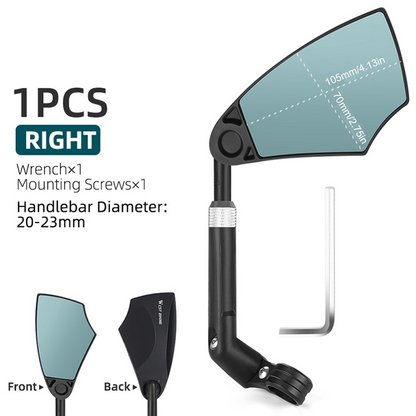 🔥50% OFF – 360° Adjustable Bicycle Rear View Mirror, 💪 for Handlebars – ⏳ Sale ends when supplies run out.