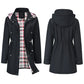 ⏳Time-limited Special -- 50% Off⏰Ultimate Plaid Waterproof Jacket for Women🍃