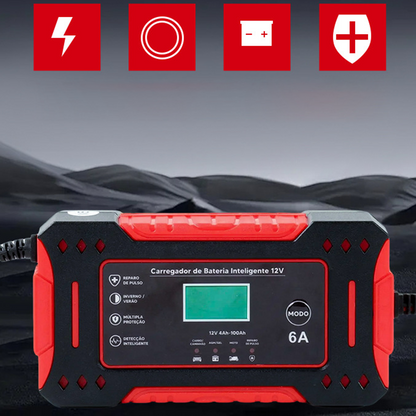 🛵50% OFF!⚡Smart Battery Charger for Car & Motorcycle