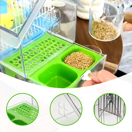 🔥HOT SALE (50% OFF)🔥Pull-Out External Parrot Feeder