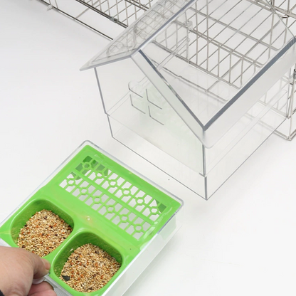 🔥HOT SALE (50% OFF)🔥Pull-Out External Parrot Feeder