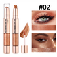 🔥2025 Hot Sale--Many people recommend it🔥Smooth Finish Dual-Ended Eyeshadow Stick