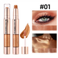 🔥2025 Hot Sale--Many people recommend it🔥Smooth Finish Dual-Ended Eyeshadow Stick