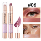 🔥2025 Hot Sale--Many people recommend it🔥Smooth Finish Dual-Ended Eyeshadow Stick