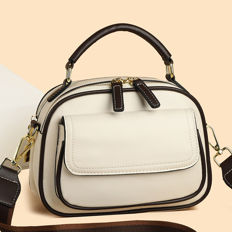 ✨Hot Sale 50% off✨Elegant Double Layer Wide Strap Crossbody Handbag👜